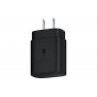 Cargador Samsung Original Adaptador De Carga 25W Black Tipo C Type C Ultra Rapido