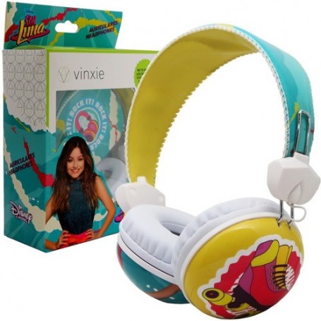 AURICULAR INFANTIL ACOLCHADO SOY LUNA DISNEY ORIGINAL CON STICKERS