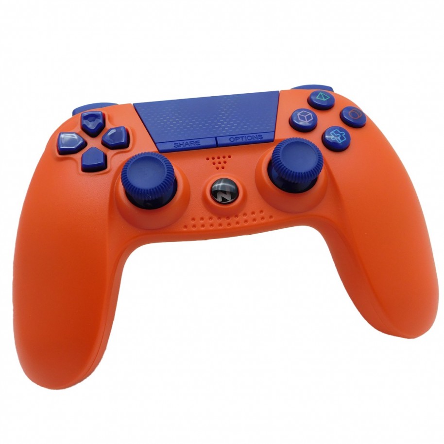 Mando PS4 Dualshock V2 Naranja Fluor - INFINITE GAMING