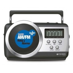 Radio Digital Am Fm Portatil Stromberg A Pila 220v Reloj Alarma Rd-7818