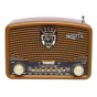 Radio Retro Portatil Nisuta Am Fm Bluetooth Recargable Nsrv16 3 Bandas Bluetooth Usb