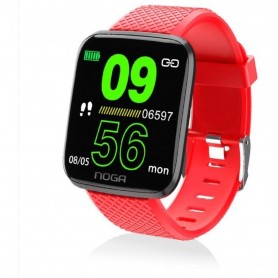 Smartwatch Noga Reloj Inteligente Modo Deportivo Fitness Conexion Bluetooth Sw-02 Red