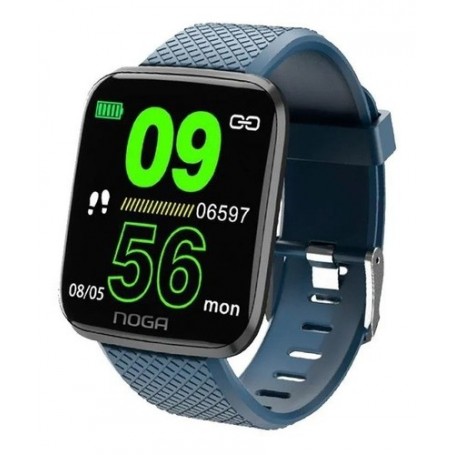 Smartwatch Noga Reloj Inteligente Modo Deportivo Fitness Conexion Bluetooth Sw-02 Blue