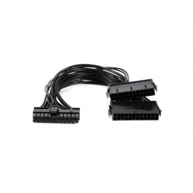 Cable Divisor 24 Pines Para Conectar 2 Fuentes Atx a Una Pc Ideal Mineria Nscal24m