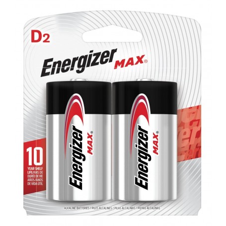 PILA D2 ENERGYZER GRANDE ALCALINA BLISTER X2