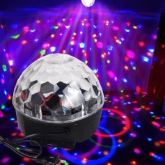 Bola De Led Rgb Audioritmica Dj Efecto