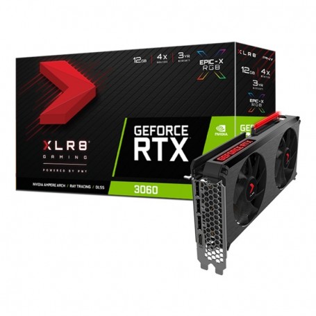 Placa de Video VGA PNY GeForce RTX 3060 12Gb XLR8 Gaming Revel Epic-X