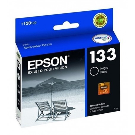 Cartucho Epson Original 133 T22,T25,Tx120,123,125 420W