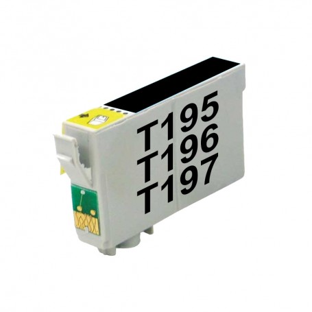 CARTUCHO EPSON ALTERNATIVO T195 T196 T197 NEGRO XP101 XP201 XP401 XP211 XP411 2532