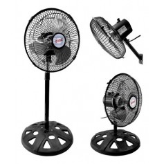 VENTILADOR 10 3 PALETAS ALUMINIO 3 EN 1 NEGRO SUZIKA 5005