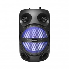 Parlante Gtc Portatil Bluetooth Mini Barra Sonido Con Display Hora 5W x2  Luz Led Rgb Spg-119