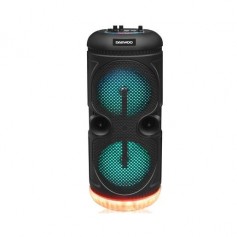 Parlante Gtc Portatil Bluetooth Mini Barra Sonido Con Display Hora 5W x2  Luz Led Rgb Spg-119