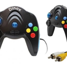 JOYSTICK DINAX CON JUEGOS CONSOLA 98000 EN 1 PARA TV AV A PILAS