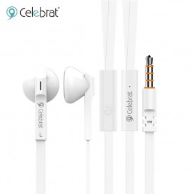 Auricular Celebrat D4wht Con Micrófono Manos Libres Pastilla