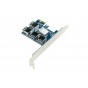 Placa PCIe De 4 Puertos USB PCIe Para Risers Nisuta Ns-Plus34m