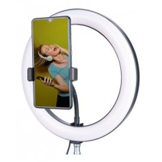 Aro De Luz Led Stromberg 20 Cm Con Tripode 2.1Mts Ideal Fotografia Tik Tok Maquillaje Manicura Selfie