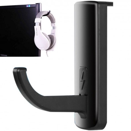 Soporte Gancho Para Auriculares Monitor Adhesivo