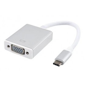 Cable Conversor USB-C A VGA Con Audio (No Es Bidireccional)