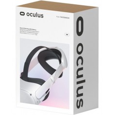 Correa Con Batería Strap Para Oculus Quest 2 Elite Lite Gris Claro