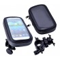 SOPORTE FUNDA CELULAR BICI MOTO RESITENTE AL CLIMA AGARRE MANUBRIO BIKE