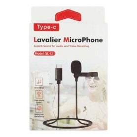 Microfono Corbatero Lavalier Para Celular Tipo C