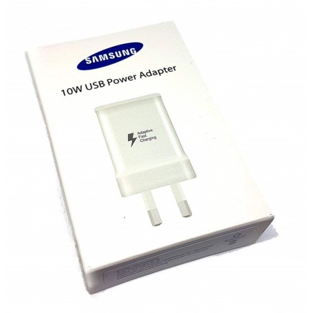 Cargador Rápido 10w Para Samsung S9 S8 S10 S7 Blanco