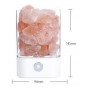 Lampara De Sal Himalaya Cristal Usb Led Velador