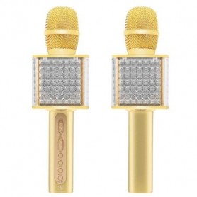 MICROFONO KARAOKE MAGIC CON PARLANTE RECARGABLE BLUETOOTH LUCES YS63 SU-YOSO