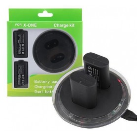 Kit Base De Carga + 2 Baterías 2800Mah Para Joystick De Xbox One Snd-362