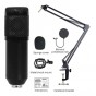 Micrófono Condensador Para Pc Anti-Pop Con Brazo Bm-800tz Unidireccional