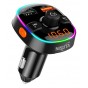 Transmisor FM Bluetooth Con 2 USB & Carga Rápida QC3.0 Con Luces RGB Nisuta Ns-Fm52