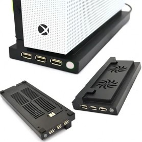 Cooler Base Para Xbox One S 3 Puertos Usb Nb-371