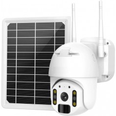 Cámara De Seguridad IP Con Movimiento HD Wifi Seisa Con Panel Solar Zc-Yt01