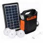 Equipo Panel Solar Con Parlante Bluetooth Lampara Linterna FM Camping 9v 3w Seisa Tyn-393bt