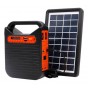 Equipo Panel Solar Con Parlante Bluetooth Lampara Linterna FM Camping 9v 3w Seisa Tyn-393bt