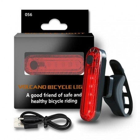 Luz Trasera Para Bicicleta Recargable Micro Usb Fy-056