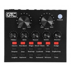 Mixer Mezclador De Sonido V8 Bluetooth 12 De Sonido Gtc Scg-001