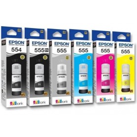 Tinta Epson Original 555 70ml Ecotank L8160 L8180