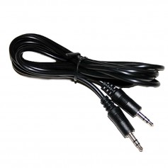 CABLE AUDIO MINI PLUG 3.5 M/M 3Mts NEGRO KOLKE AUXILIAR