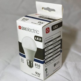 Lampara Led Bulbo A60 9W E27 Luz Fria Sixelectric