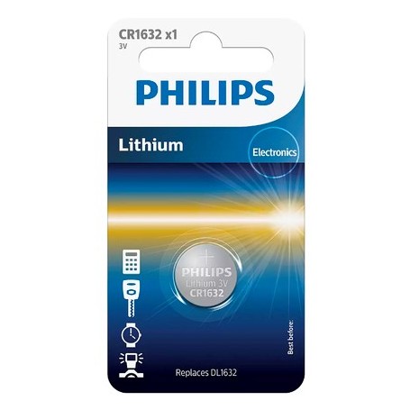 Pila Philips Cr-1632 De Litio 3v