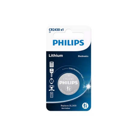 Pila Philips Cr-2430 De Litio 3v