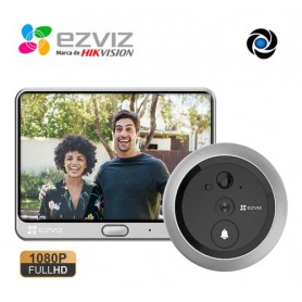 Portero Visor Wifi Mirilla Ezviz Dp2c Full Hd Graba Sd Audio