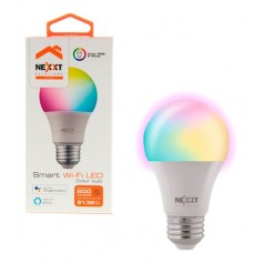 Lampara Foco Led Smart Nexxt Nhb-C120 A19 9w Wifi RGB Smart Home