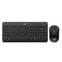 Combo Teclado Mouse Luxemate Q8000 Inalámbrico Compacto Usb