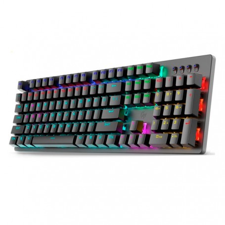 TECLADO MECANICO HP GK-100 TECLADO GAMER HEWLETT PACKARD RETROILUMINADO GAMING USB