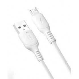 CABLE MICRO USB 1M 2.1A S1-V V8 TRANYOO SILICONADO FAST CHARGE