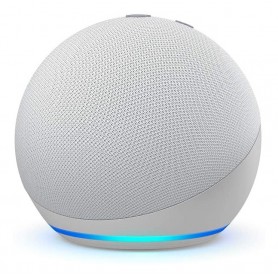 Amazon Echo Dot 4ta Generación Gris Con Asistente Virtual Alexa Parlante Inteligente (No Incluye Fuente De Alimentacion)