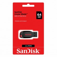 PEN DRIVE SANDISK 64GB USB 2.0 CRUZER BLADE