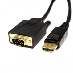 Cable Conversor Display Port A Vga De 1.8mts Nisuta Ns-Cadpvg
